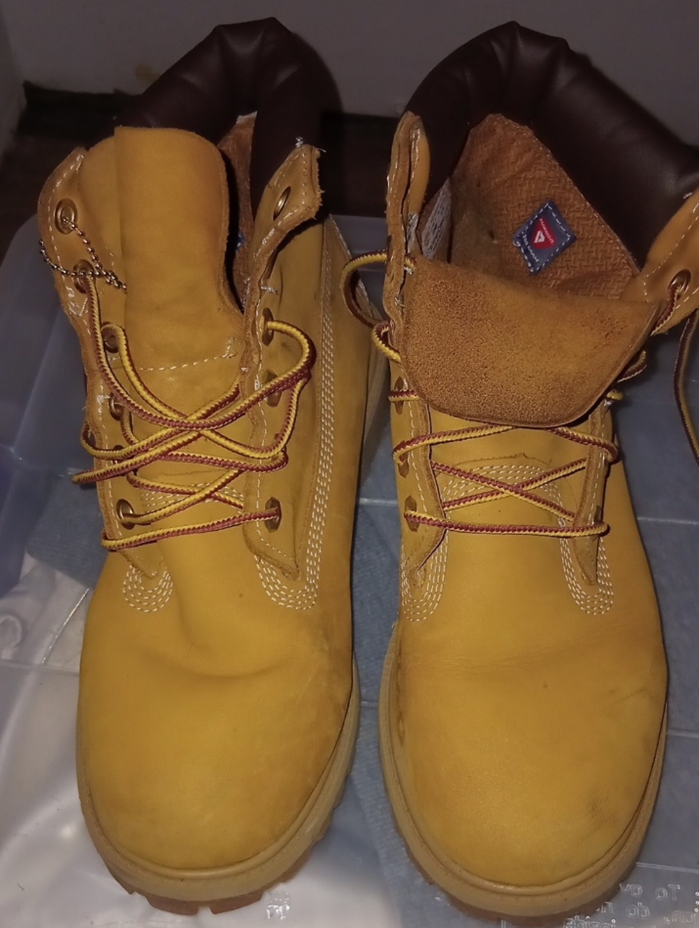 Timberlands Wheat Boots Size 5.5